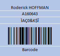 Roderick parkrun barcode