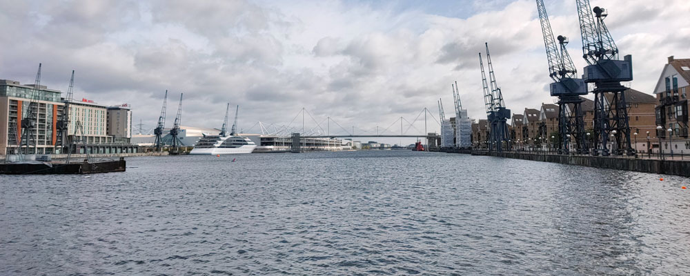 Victoria Dock in 2020