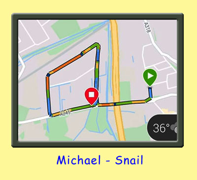 GPS Art Snail