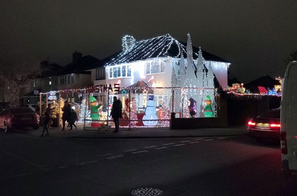 Christmas House in Bedfont