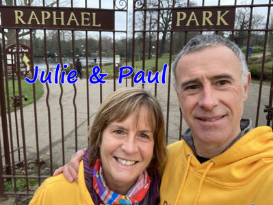 Julie and Paul at Raphel