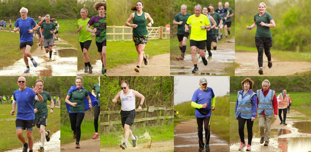 Bedfont Lakes parkrun club runners